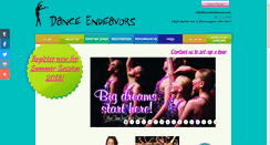 Desktop Screenshot of danceendeavors.com